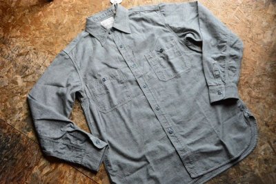 画像1: フルカウント2022春夏アルカイックシャンブレーシャツ「Archaic Chambray Shirt」