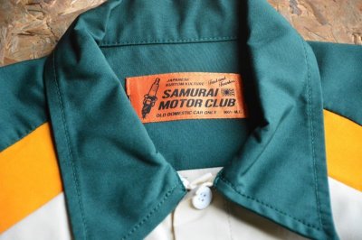 画像2: SAMURAIJEANS2022SSサムライ自動車倶楽部ガススタシャツ