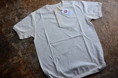 画像1: 再入荷☆フルカウント2024SS 人気の無地フラットシームヘンリーT「Flatseam Heavyweight T Shirt」