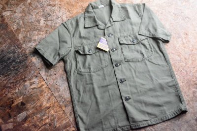 画像1: トイズマッコイミリタリーコットンサテンシャツ「Military Cotton Sateen Short Sleeve Shirt」