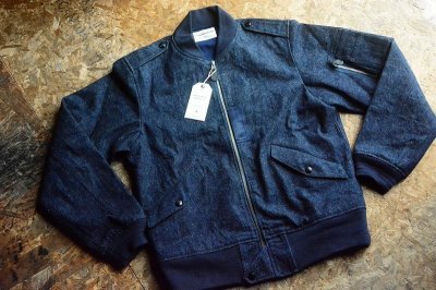 画像1: SAMURAIJEANS2022AW L-2Aタイプデニムフライトジャケット