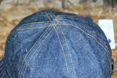 画像2: SAMURAIJEANS2022AW 人気のCAP 15oz男気セルビッチ「デニムワークキャップ」