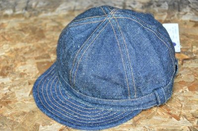 画像1: SAMURAIJEANS2022AW 人気のCAP 15oz男気セルビッチ「デニムワークキャップ」