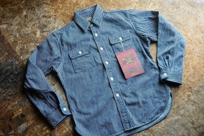 画像1: デラックスウエア2023SSデニムとネルの融合!春のヒッコリーネルシャツ「HICKORY NEL SHIRT」