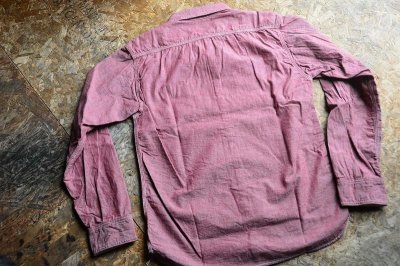 画像3: 年中使える春先からの、桃太郎ジーンズ2023SS 人気の「5ozシャンブレーワークシャツ」