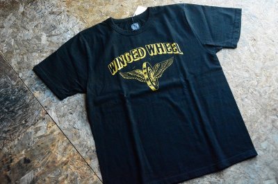 画像1: JELADO ウィングドウィール半袖プリントTシャツ「Winged Wheel」柄