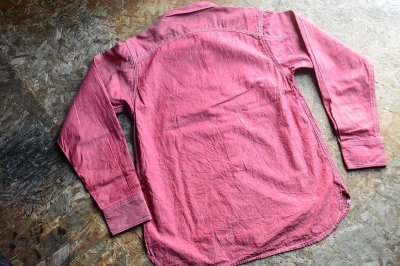 画像3: 春の赤シャン！CUSHMAN2023SS C/Lシャンブレーガチャポケワークシャツ「CHAMBRAY WORK SHIRTS」