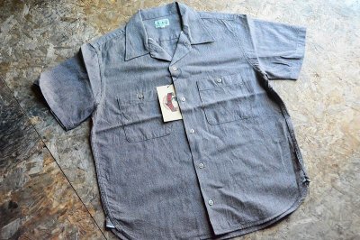 画像1: ジェラードJELADO2023SS インディゴメカニック半袖シャツ「Mechanic Shirt」