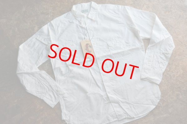 画像1: 再入荷☆JELADO ホワイトスモーカーシャンブレー長袖シャツ「Smoker Shirt」 (1)
