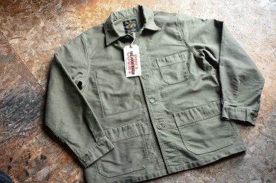 画像1: フルカウント フレンチモールスキンジャケット「French Moleskin Work Jacket 」