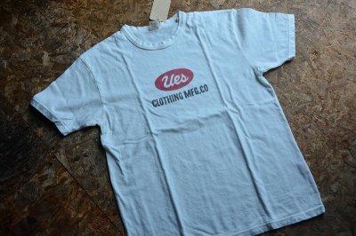 画像1: UESウエス2024S/S 人気のロゴプリントＴシャツ「UES LOGO」柄