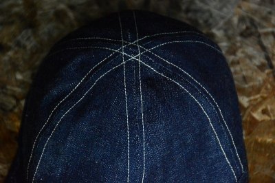 画像3: WAREHOUSEウエアハウス ライトオンスデニムキャップ「denim cap」