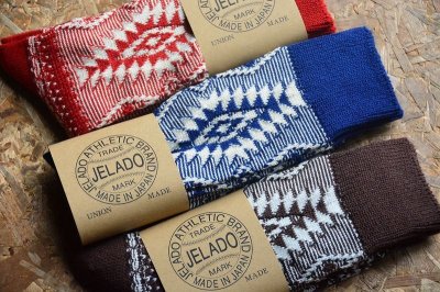 画像3: レッド再入荷中☆JELADOジェラード2024SS ジャガードブーツソックス「SALEM SOX」