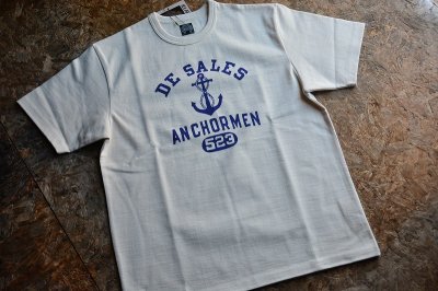 画像1: ジェラード2024SS ヘヴィーオンスプリントTシャツ「Anchor Man T」柄