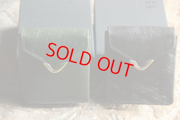 画像1: 池之端銀革店 Cramp UKブライドルレザー 「ギャルソンスリムウォレット」 (1)