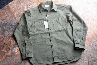 画像1: Colimbo マーシャルアイランダー クルーマンズシャツ「Utility Shirts Type-N-3」