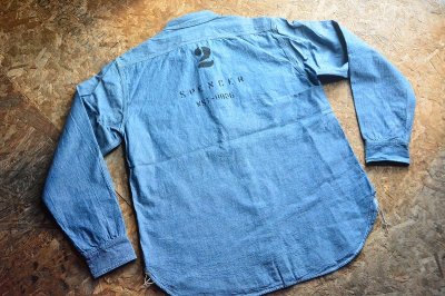 画像3: Colimbo ステンシルカスタムver ヒルヘッド ワーク シャツ「Hillhead Work ShirtMighty W」