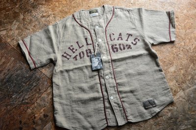 画像1: Colimbo ドゥリトル ベースボールシャツ「DOOLITTLE BASEBALL SHIRT Custom "HELL CATS"」