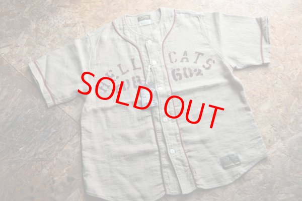 画像1: Colimbo ドゥリトル ベースボールシャツ「DOOLITTLE BASEBALL SHIRT Custom "HELL CATS"」 (1)