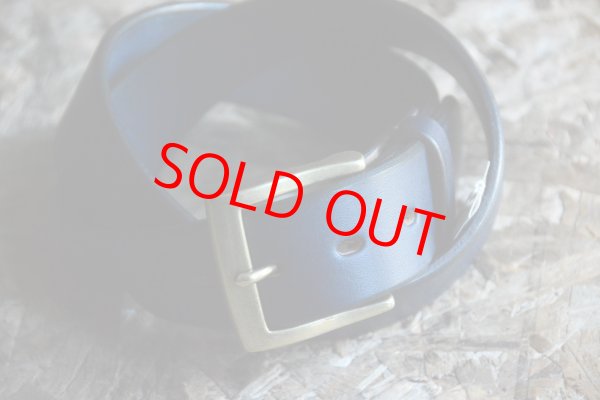 画像1: SAMURAI JEANS 国産栃木藍染レザーベルト「indigo-dyed belt」 (1)