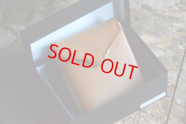 画像1: 池之端銀革店 Cramp UKブライドルレザー 「ギャルソンスリムウォレット」 (1)