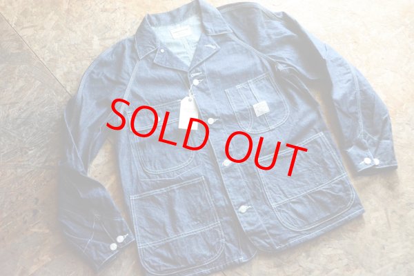 画像1: SAMURAIJEANS サムライコットン10ozセルビッチデニムカバーオール (1)