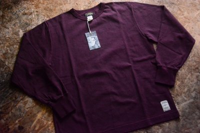 画像3: COLIMBO ラフロックロングスリーブ無地T「plain」柄