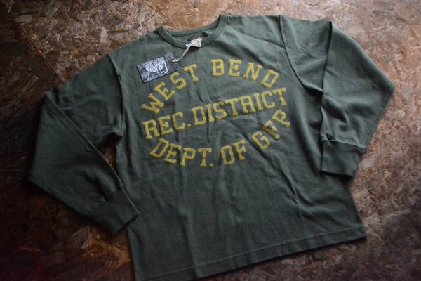 画像1: COLIMBO ラフロックロングスリーブT「WEST BEND GFP」柄 (1)