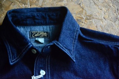 画像2: Colimbo ヒルヘッド10oz Denimワーク シャツ「Hillhead Work Shirt」
