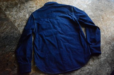 画像3: Colimbo キャトルマン10ozデニムウエスタンシャツ「Cattleman Shirt」