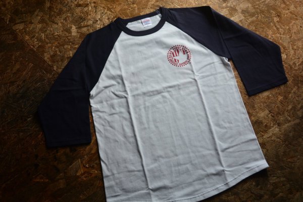 画像1: BLUE FIRST STAR チャッ☆ー七分袖SHOP T(元marvelスガデザイン)「CHUCK TIFF」柄 (1)