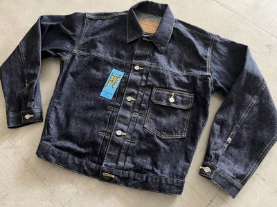 画像1: ストラスバーガー JUMBO14.5ozファーストデニムジャケット バナナイエロー