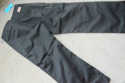 画像3: STRASSBURGER & CO限定生産チャコール色「Dads BBQ」T/C ルーズストレートチノトラウザー