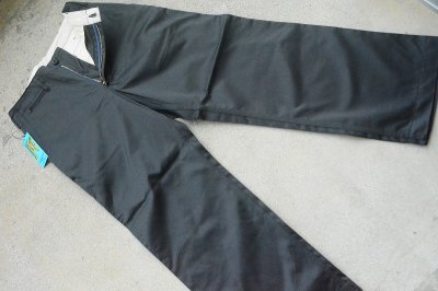 画像2: STRASSBURGER & CO限定生産チャコール色「Dads BBQ」T/C ルーズストレートチノトラウザー