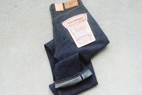 画像1: STRASSBURGER&CO 新作14.5ozセルビッチ66後期ストレートジーンズ（ジッパー） (1)