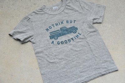 画像1: STRASSBURGER&Co. GRAVITEE吊り編みTRUCK Tシャツ（ヘザーグレー）