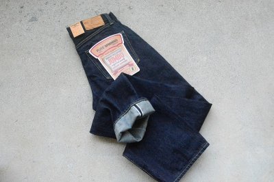 画像1: STRASSBURGER & CO JUMBO14.5ozセルビッチヴィンテージストレートジーンズ