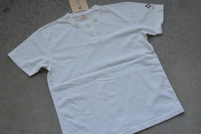 画像1: Two Moonトゥームーン ラフィー天竺ヘンリーネックT「Rafi Henley neck」