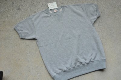 画像3: Two Moon 吊り編み両Vガゼット半袖スウェットシャツ「Double V-gusset」