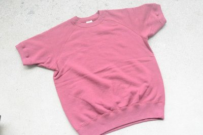 画像3: Two Moon 吊り編み半袖ラグランスウェットシャツ「Short Sleeve Sweatshirt」アズキ色