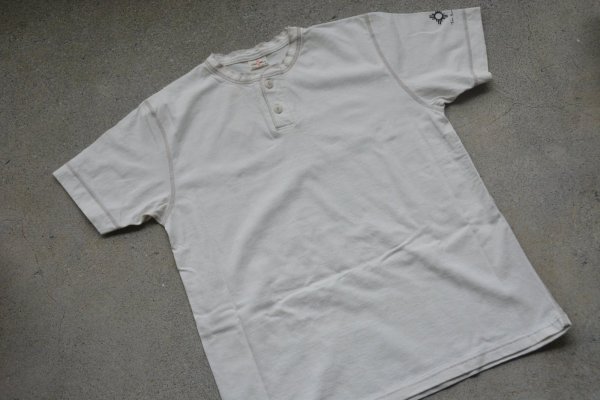 画像1: Two Moon 2026Ver新色 ラフィー天竺ヘンリーネックT「Rafi Henley neck」 (1)