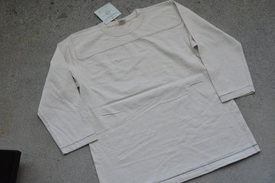 画像1: Two Moon ラフィー無地七分袖フットボールT「Harf sleeve football」