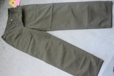 画像3:  COLIMBO 50'S ArmyユーティリティーM-47ヘリンボントラウザーFort Knox 