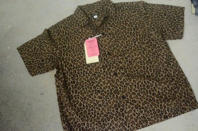 画像1: Colimbo モデストオープンカラーレオパード柄シャツ「Leopard Pattern」