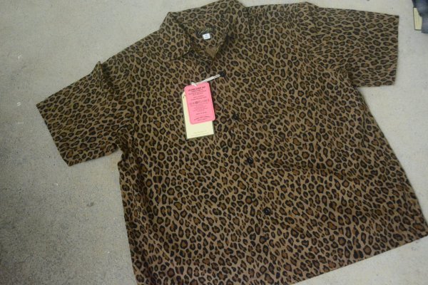 画像1: Colimbo モデストオープンカラーレオパード柄シャツ「Leopard Pattern」 (1)