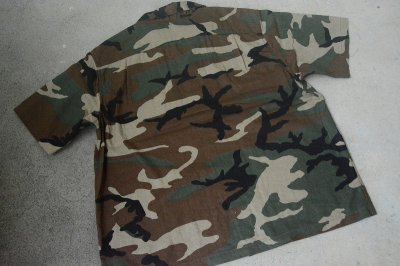 画像3: Colimbo モデストオープンカラーリネンシャツ「Heavy Weight Linen WOODLAND CAMO」