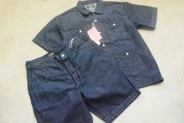 画像1: コリンボ ハバナ ドリフター10ozデニムイージーショーツ「Havana Drifter easy Shorts 」 (1)