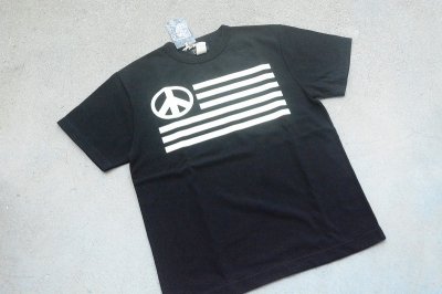 画像3: COLIMBO ノーウォークコットンプリントTシャツ「PEACE FLAG」柄
