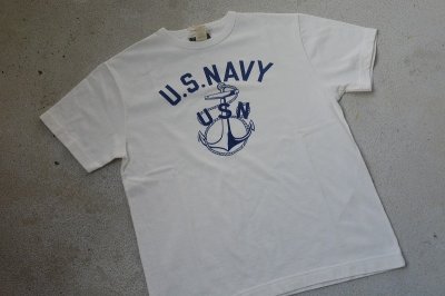 画像3: COLIMBO ノーウォークコットンプリントTシャツ「NAVAL ANCHOR」柄