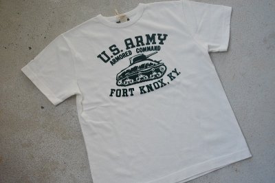 画像1: COLIMBO ノーウォークコットンプリントTシャツ「TANK COMMAND」柄
